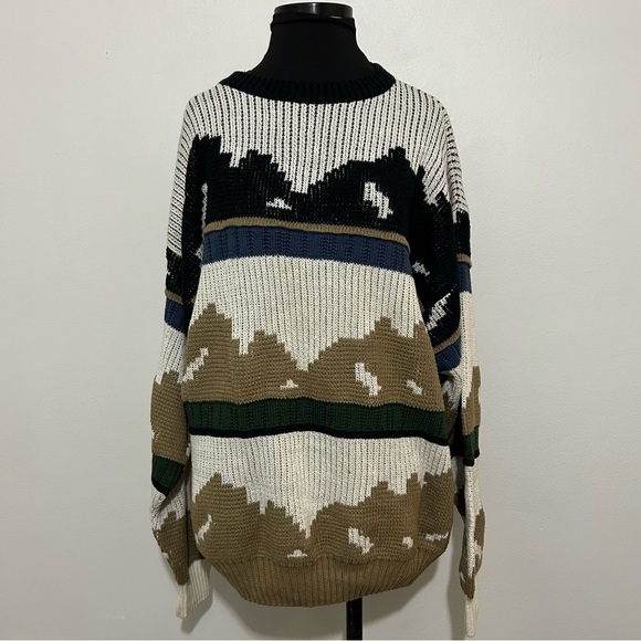 Vintage 90s 80s Generra chunky knit, sweater, size large - Picture 1 of 6